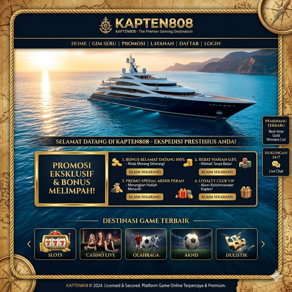 KAPTEN808 | Situs Hiburan Online Berlisensi – Login & Daftar Resmi ✪